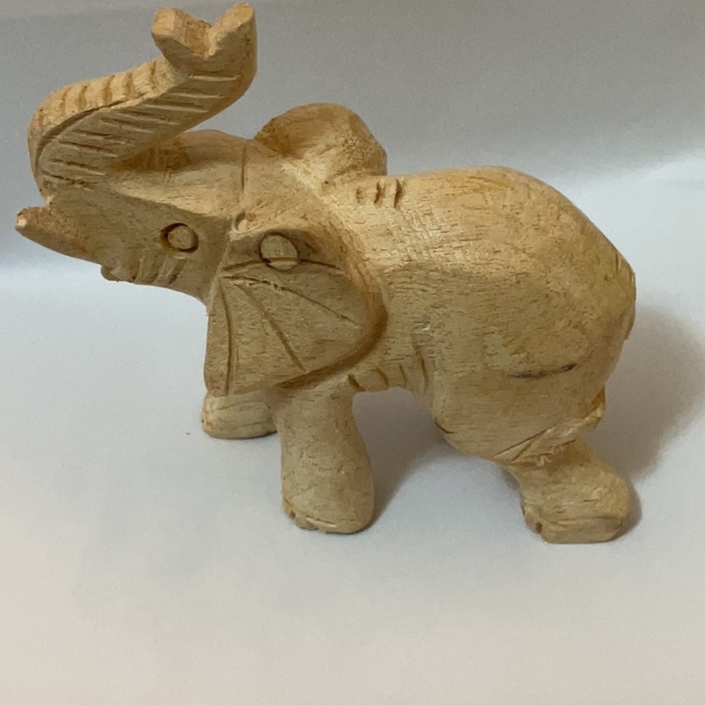 Handcrafted Palo Santo Wooden Elephant Totem